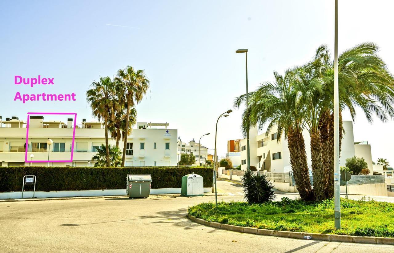 Oceanfront Duplex With A Rooftop Pool And Terrace El Puerto de Santa María Eksteriør billede